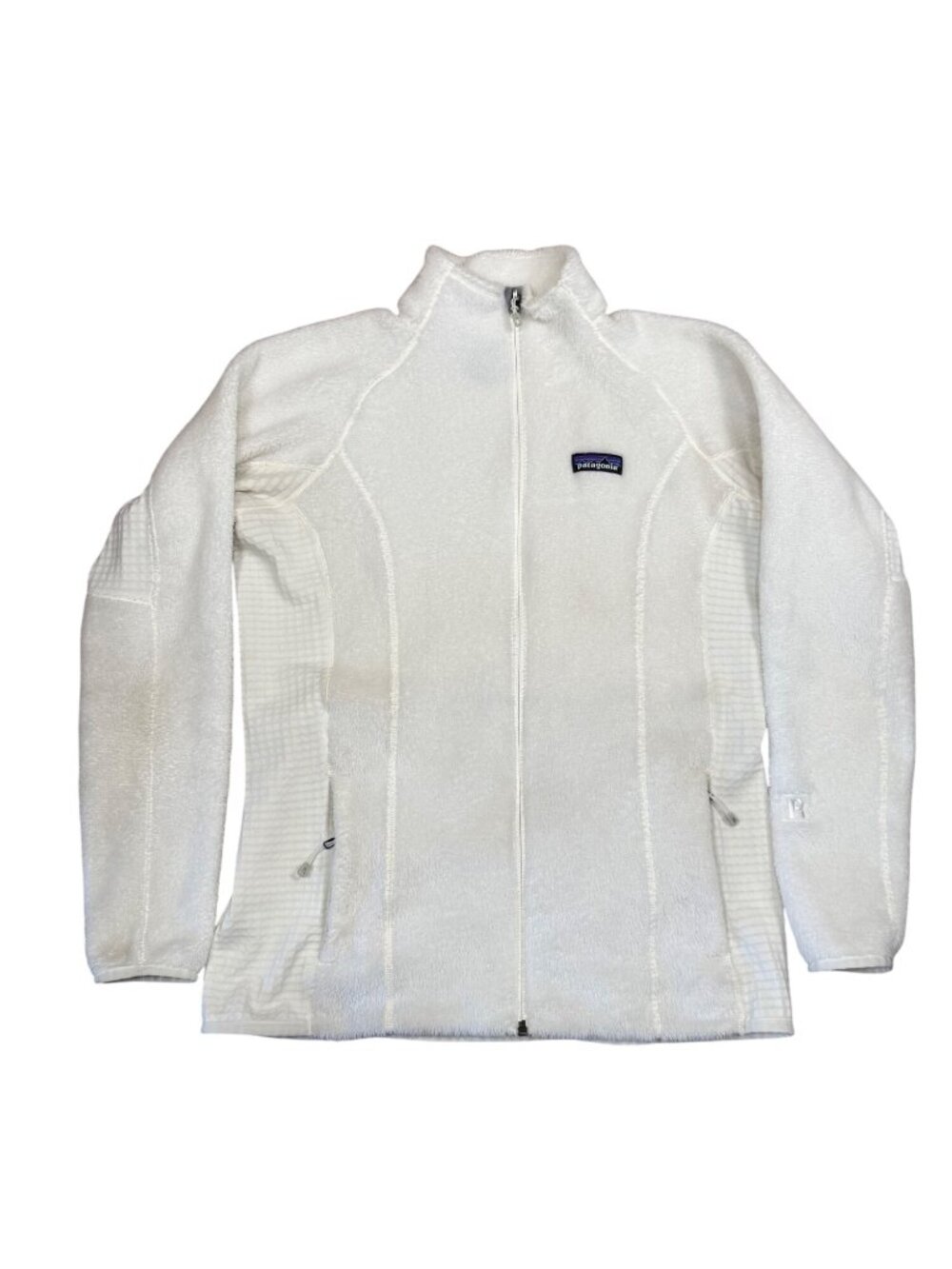 Patagonia Women’s R2 Polartec Fleece Jacket White Size Medium Full Zip